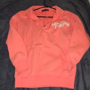 coral quarterzip